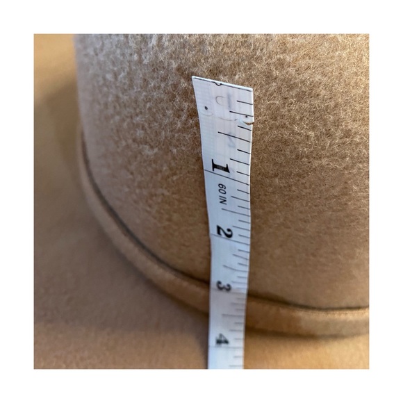 Altar’s State Brown Felt Floppy Boho Hat Self Band One Size 4”BRIM 7” - Picture 5 of 7